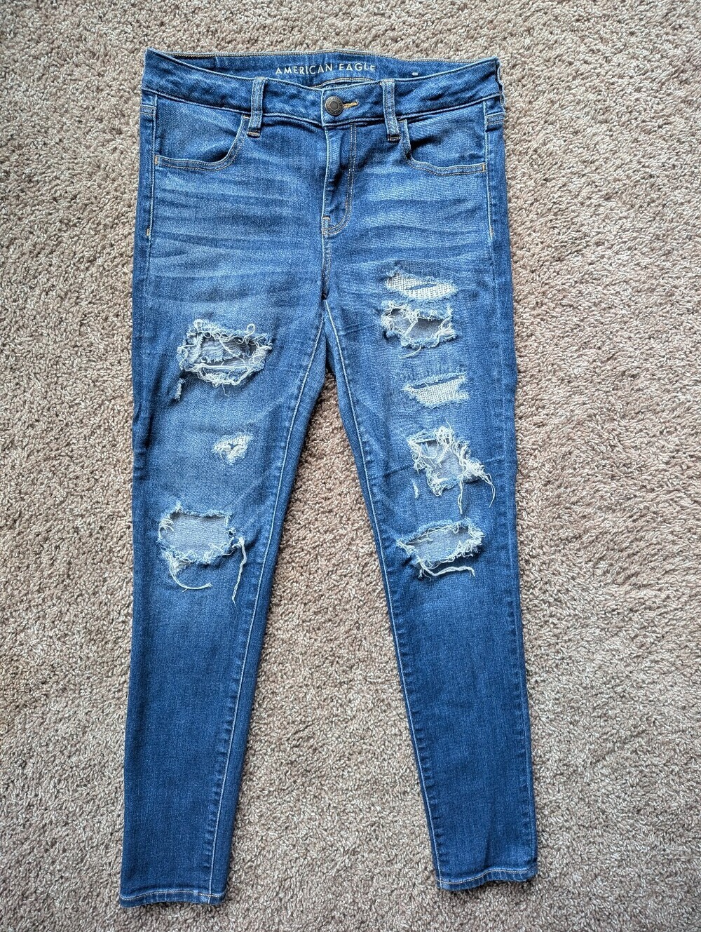 American Eagle Outfitters Next Level Stretch Skinny Jeggings Women's 8